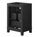 EEI-6625-BLK Dixie 24" Solid Wood Bathroom Vanity Cabinet (Sink Basin Not Included) by Modway