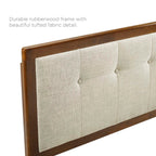 Modway Draper Tufted Fabric and Wood Full Headboard by Modway-MOD-6225
