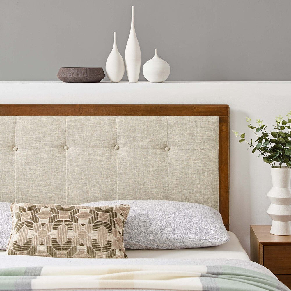 Modway Draper Tufted Fabric and Wood Full Headboard by Modway-MOD-6225