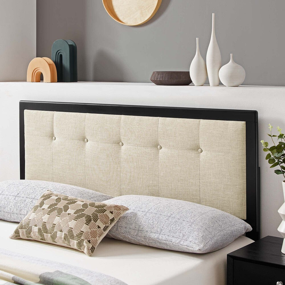 Modway Draper Tufted Fabric and Wood King Headboard by Modway-MOD-6227