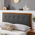 Modway Draper Tufted Fabric and Wood King Headboard by Modway-MOD-6227