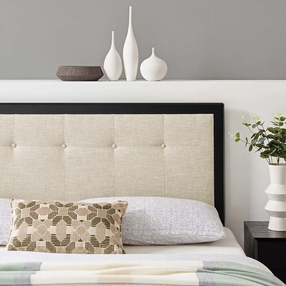 Modway Draper Tufted Fabric and Wood Queen Headboard by Modway-MOD-6226