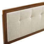 Modway Draper Tufted Fabric and Wood Queen Headboard by Modway-MOD-6226