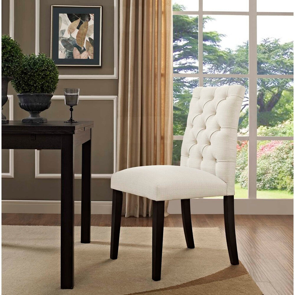Modway Duchess Button Tufted Fabric Dining Chair by Modway-EEI-2231