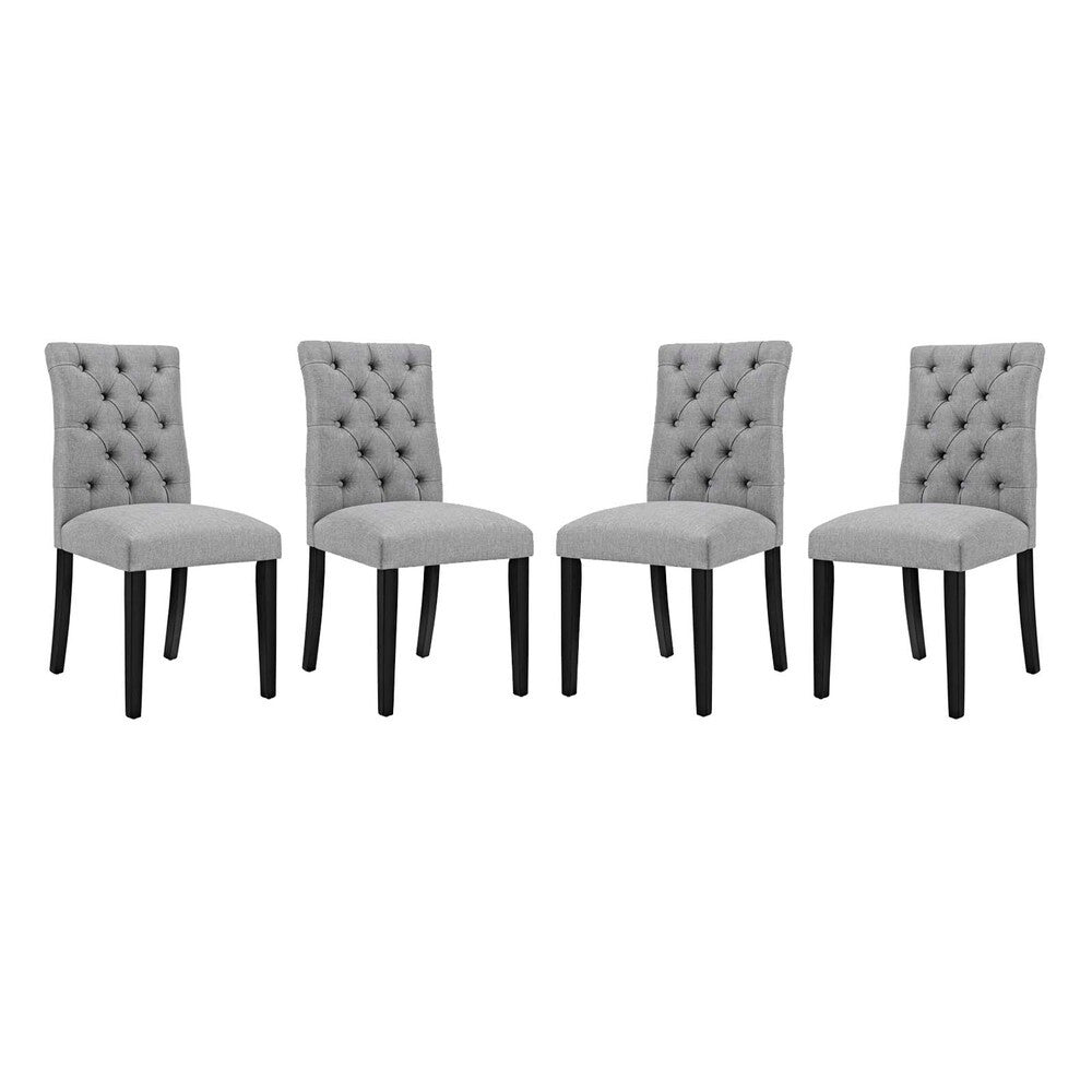 Modway Duchess Fabric Dining Chair Set of 4 by Modway-EEI-3475