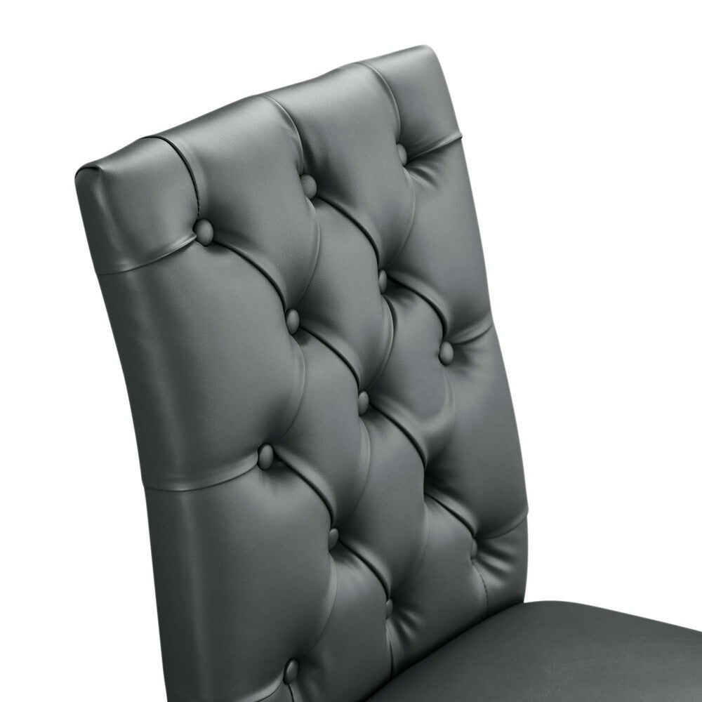 EEI-3472 Duchess Vinyl Dining Chair Set of 2 by Modway