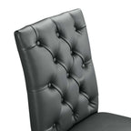 EEI-3472 Duchess Vinyl Dining Chair Set of 2 by Modway