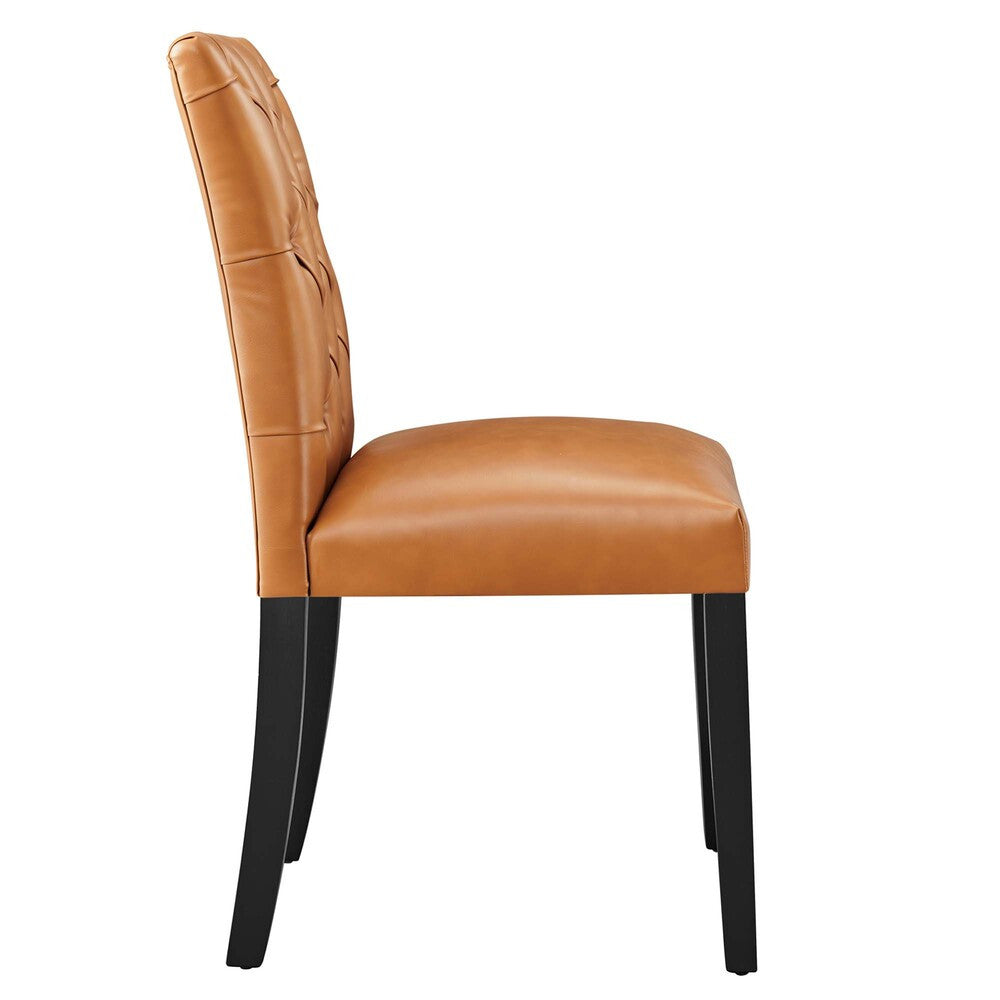 EEI-3472 Duchess Vinyl Dining Chair Set of 2 by Modway
