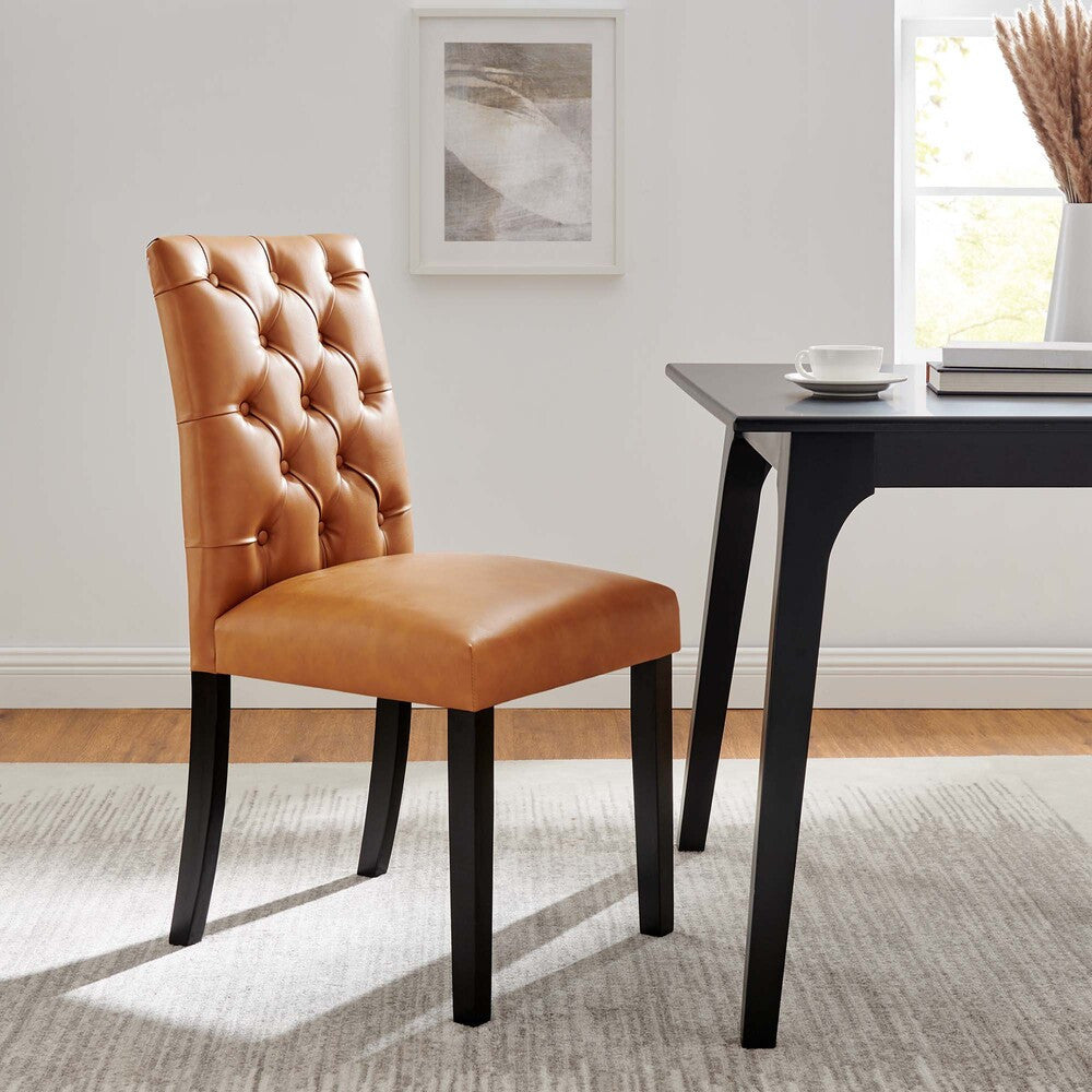 EEI-3472 Duchess Vinyl Dining Chair Set of 2 by Modway