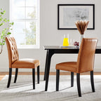 EEI-3472 Duchess Vinyl Dining Chair Set of 2 by Modway