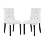 EEI-3472 Duchess Vinyl Dining Chair Set of 2 by Modway