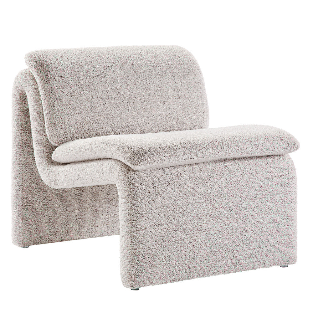 Modway Dune Boucle Upholstered Armless Accent Chair by Modway-EEI-7103