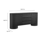 EEI-7050 Duval 71" Rounded Sideboard Storage Cabinet by Modway