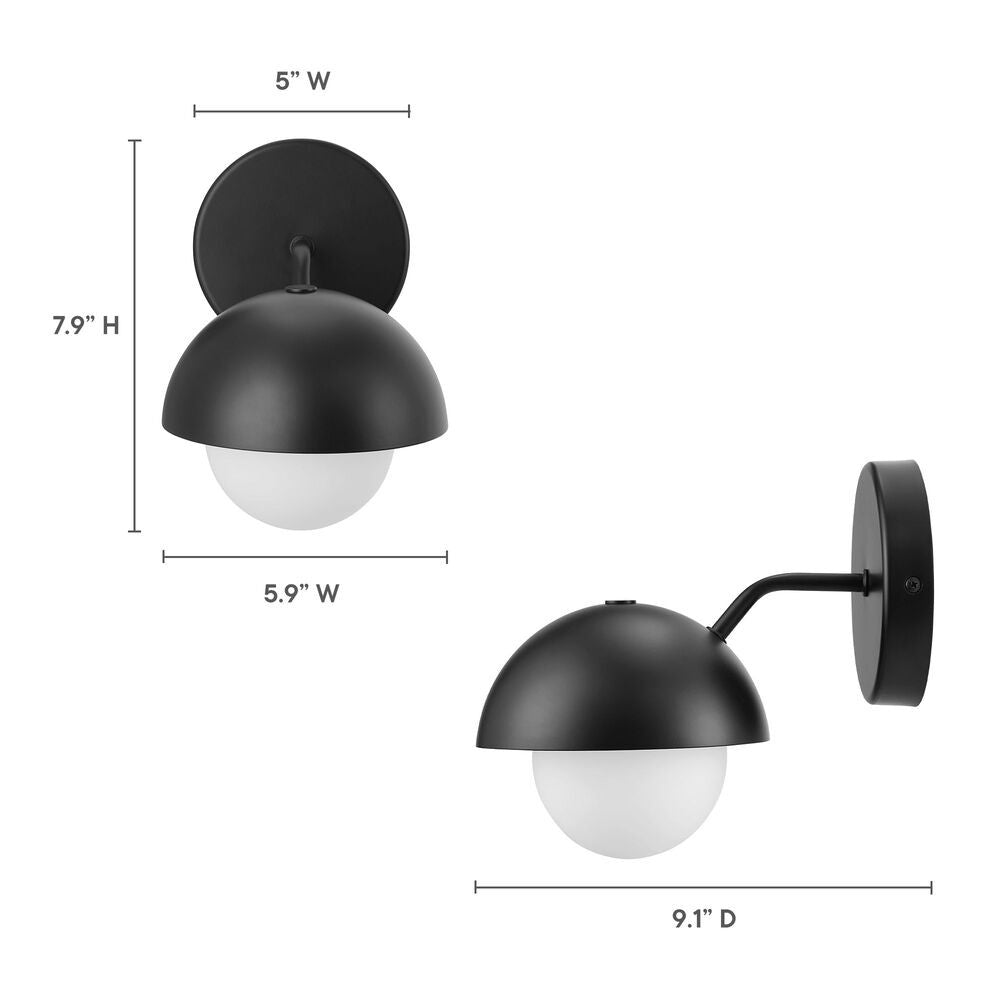 EEI-6871 Eclipse Globe Wall Sconce by Modway
