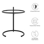 EEI-125 Eileen Gray Metal Side Table by Modway