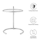EEI-125 Eileen Gray Metal Side Table by Modway