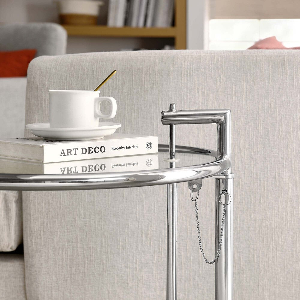 EEI-125 Eileen Gray Metal Side Table by Modway