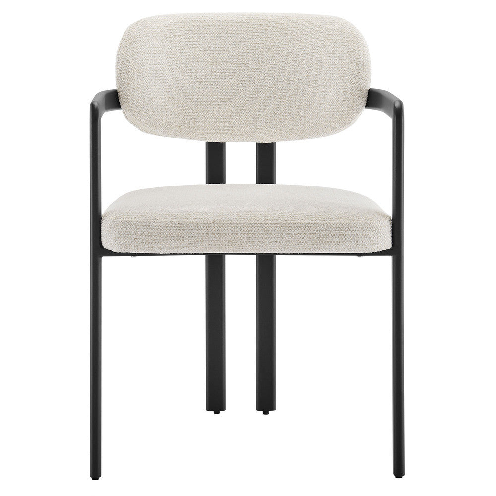 Modway Elio Barrel Fabric and Metal Dining Chair by Modway-EEI-7229
