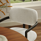 Modway Elio Barrel Fabric and Metal Dining Chair by Modway-EEI-7229