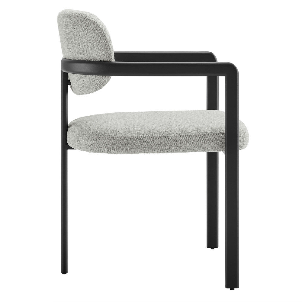 Modway Elio Barrel Fabric and Metal Dining Chair by Modway-EEI-7229