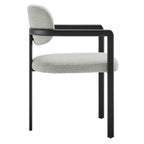 Modway Elio Barrel Fabric and Metal Dining Chair by Modway-EEI-7229