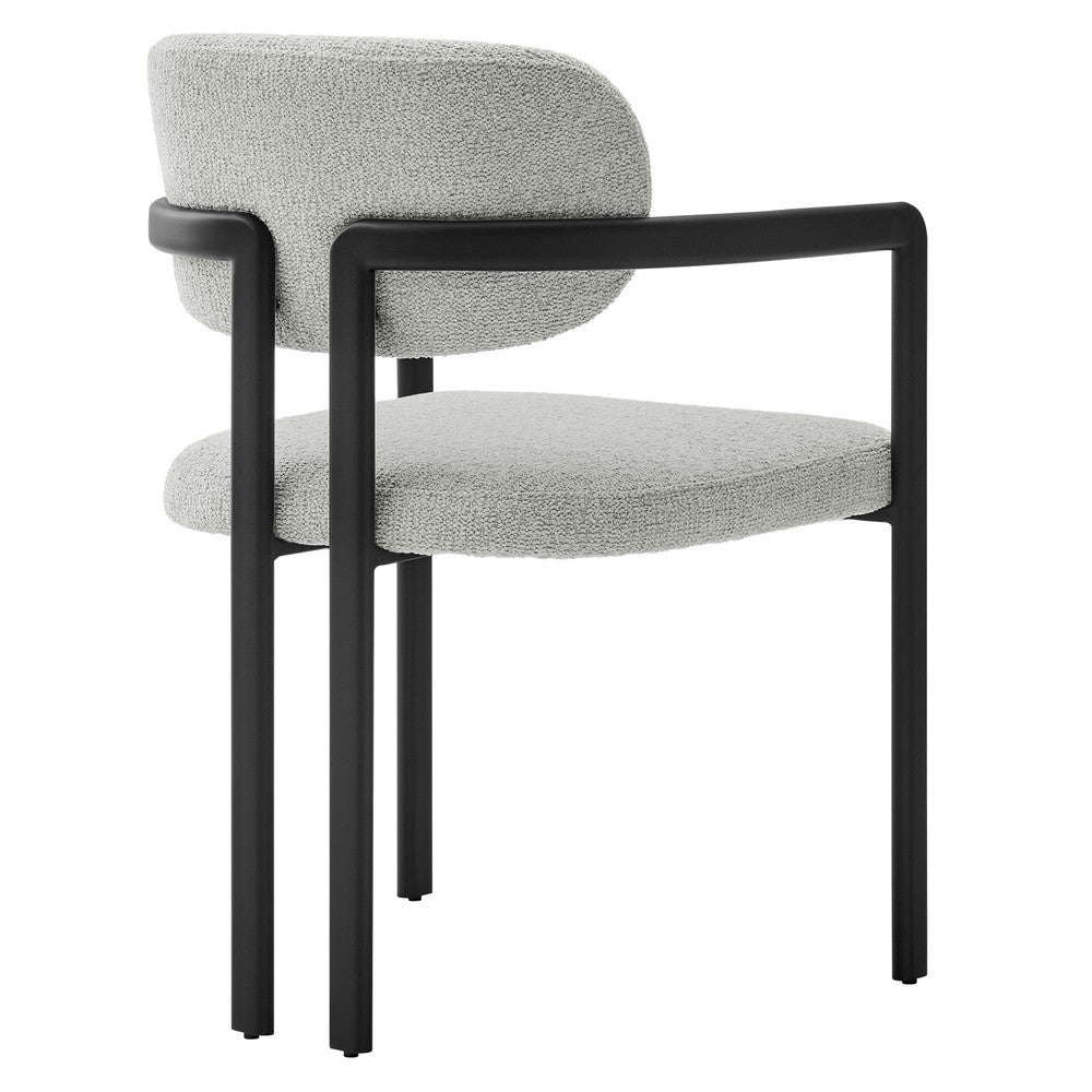 Modway Elio Barrel Fabric and Metal Dining Chair by Modway-EEI-7229