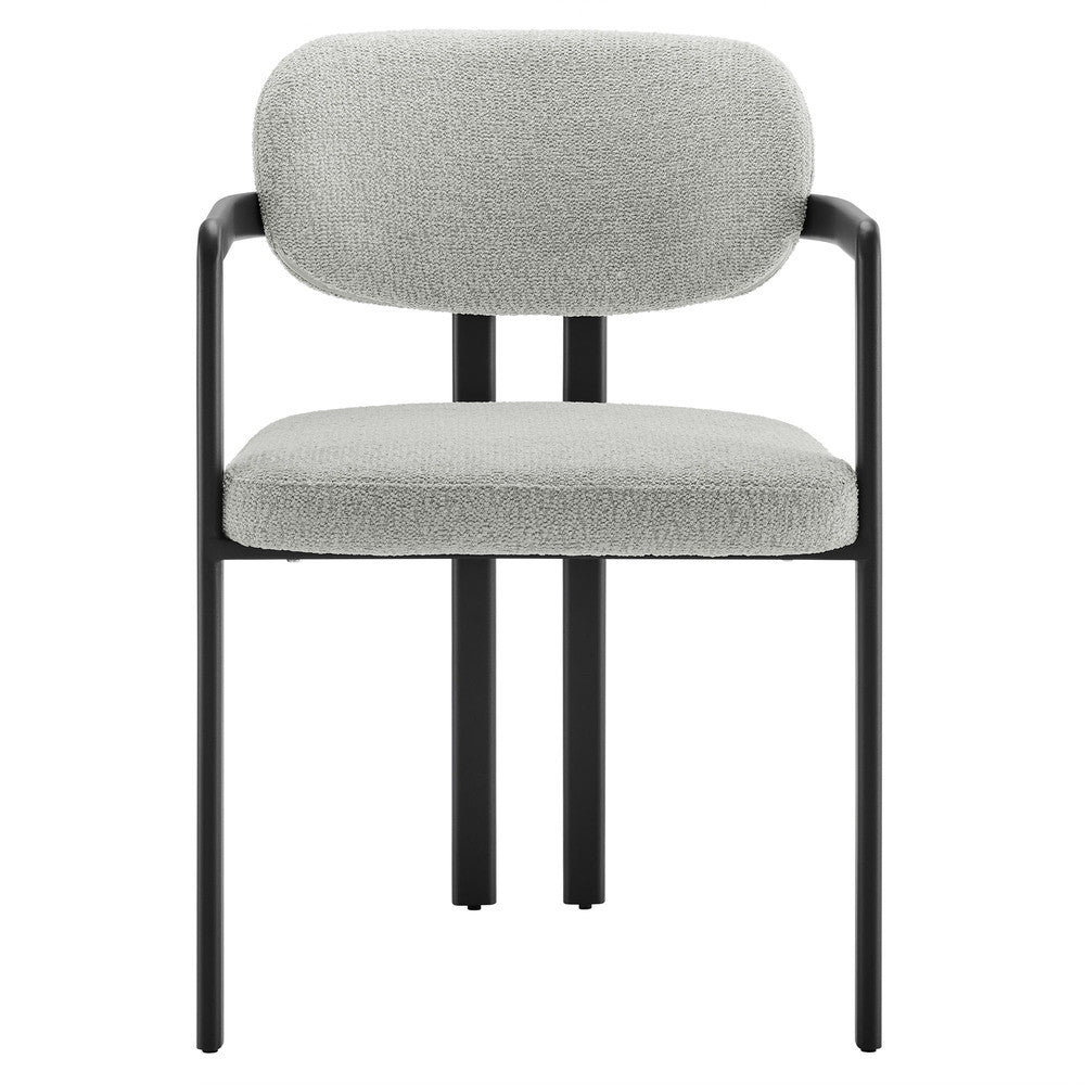 Modway Elio Barrel Fabric and Metal Dining Chair by Modway-EEI-7229