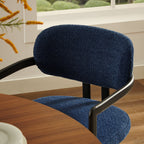 Modway Elio Barrel Fabric and Metal Dining Chair by Modway-EEI-7229