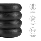 EEI-7106 Ellery Round Stacked Wood Side Table by Modway