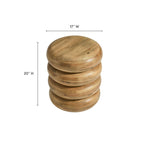 EEI-7106 Ellery Round Stacked Wood Side Table by Modway
