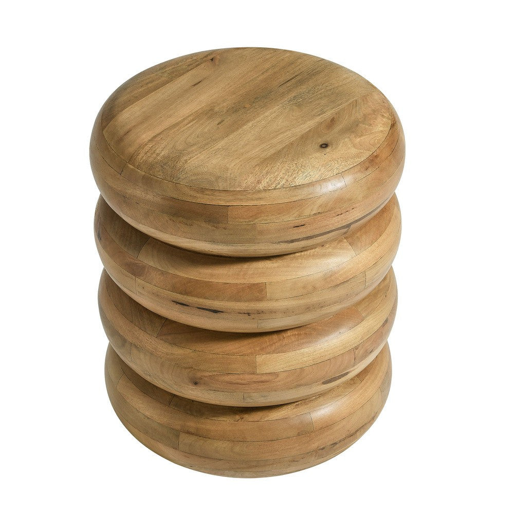EEI-7106 Ellery Round Stacked Wood Side Table by Modway