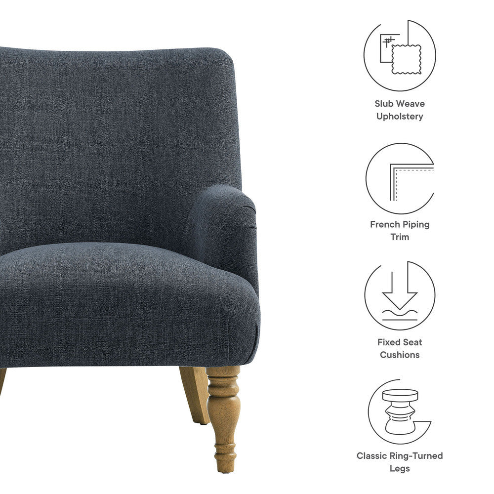 Modway Ellington Fabric Upholstered Accent Armchair by Modway-EEI-7057