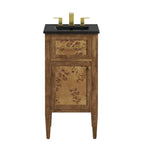EEI-6438-BLK-BRN Elysian 18" Wood Bathroom Vanity by Modway