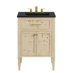 EEI-6441-BLK-BUR Elysian 24" Wood Bathroom Vanity by Modway