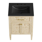 EEI-6441-BLK-BUR Elysian 24" Wood Bathroom Vanity by Modway