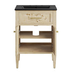 EEI-6441-BLK-BUR Elysian 24" Wood Bathroom Vanity by Modway