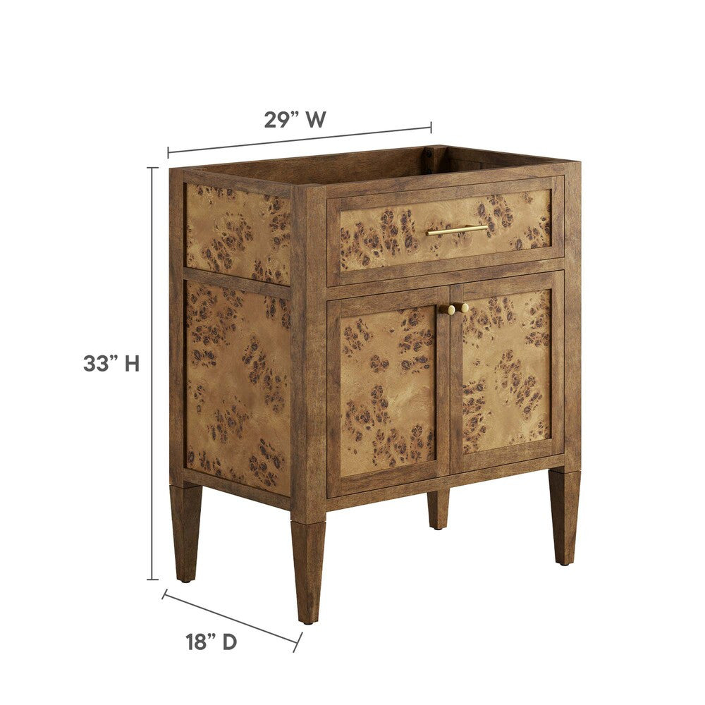 EEI-6138 Elysian 30" Bathroom Vanity Cabinet (Sink Basin Not Included) by Modway