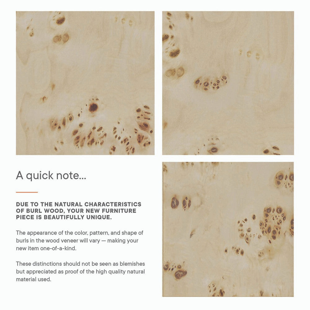 EEI-6443-WHI-BUR Elysian 30" Wood Bathroom Vanity by Modway