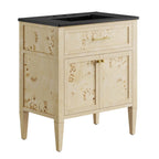 EEI-6445-BLK-BUR Elysian 30" Wood Bathroom Vanity by Modway