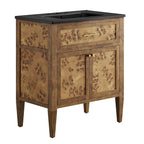 EEI-6446-BLK-BRN Elysian 30" Wood Bathroom Vanity by Modway