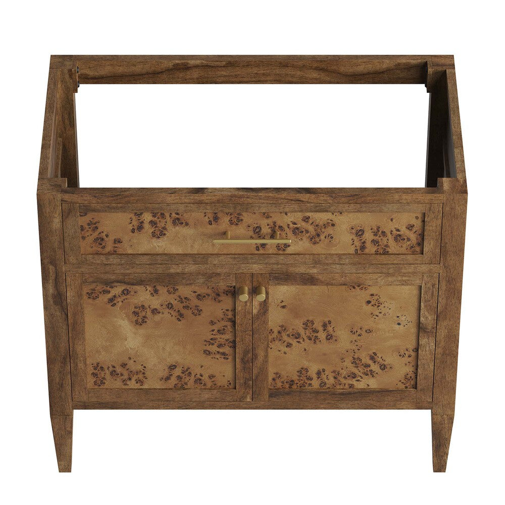 EEI-6139-BRN Elysian 36" Wood Bathroom Vanity Cabinet (Sink Basin Not Included) by Modway