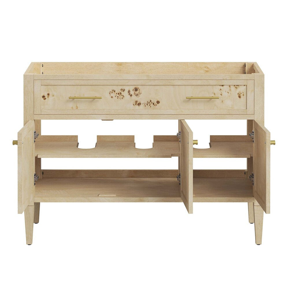 EEI-6140 Elysian 48" Wood Bathroom Vanity Cabinet (Sink Basin Not Included) by Modway