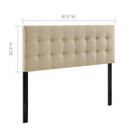 MOD-5170 Emily Upholstered Fabric Queen Headboard by Modway