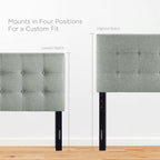 MOD-5170 Emily Upholstered Fabric Queen Headboard by Modway