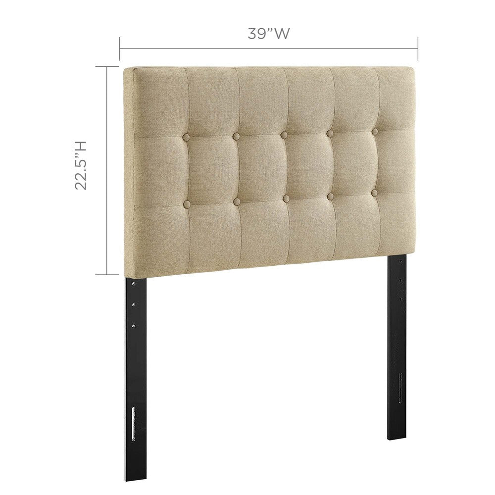 MOD-5176 Emily Upholstered Fabric Twin Headboard by Modway