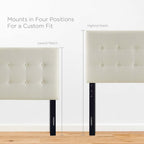 MOD-5176 Emily Upholstered Fabric Twin Headboard by Modway