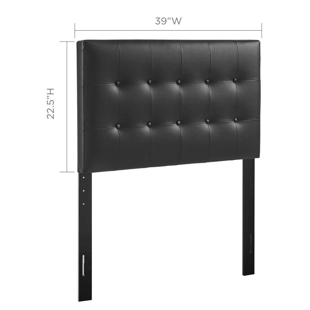 MOD-5177 Emily Upholstered Vinyl Twin Headboard by Modway