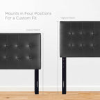 MOD-5177 Emily Upholstered Vinyl Twin Headboard by Modway