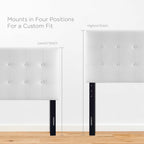 MOD-5177 Emily Upholstered Vinyl Twin Headboard by Modway
