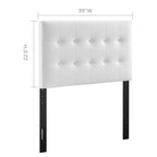 MOD-5177 Emily Upholstered Vinyl Twin Headboard by Modway